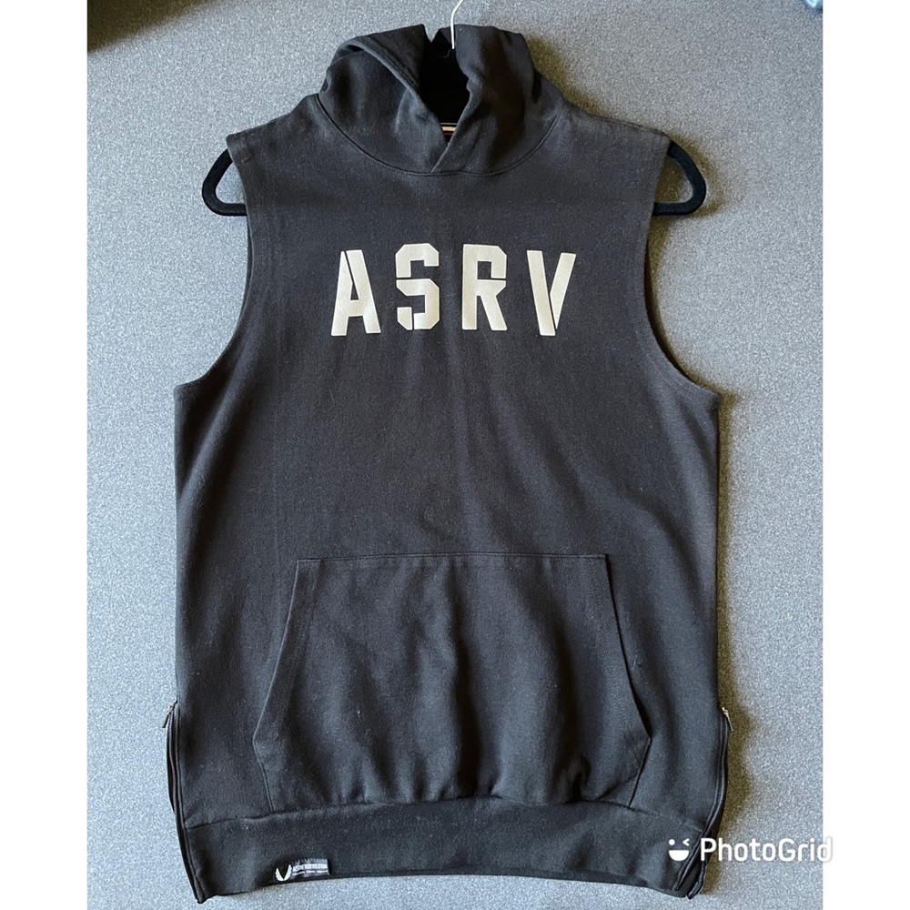 ASRV sleeveless hoodie